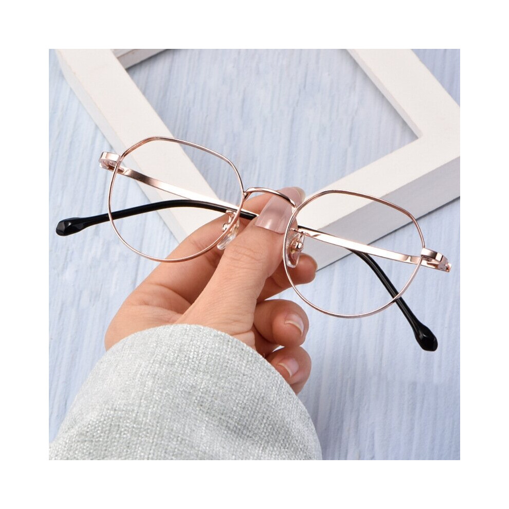 Polygon Retro Pure Titanium Eyeglasses Frame Men Personality Optical Prescription Glasses Frame Women T3519
