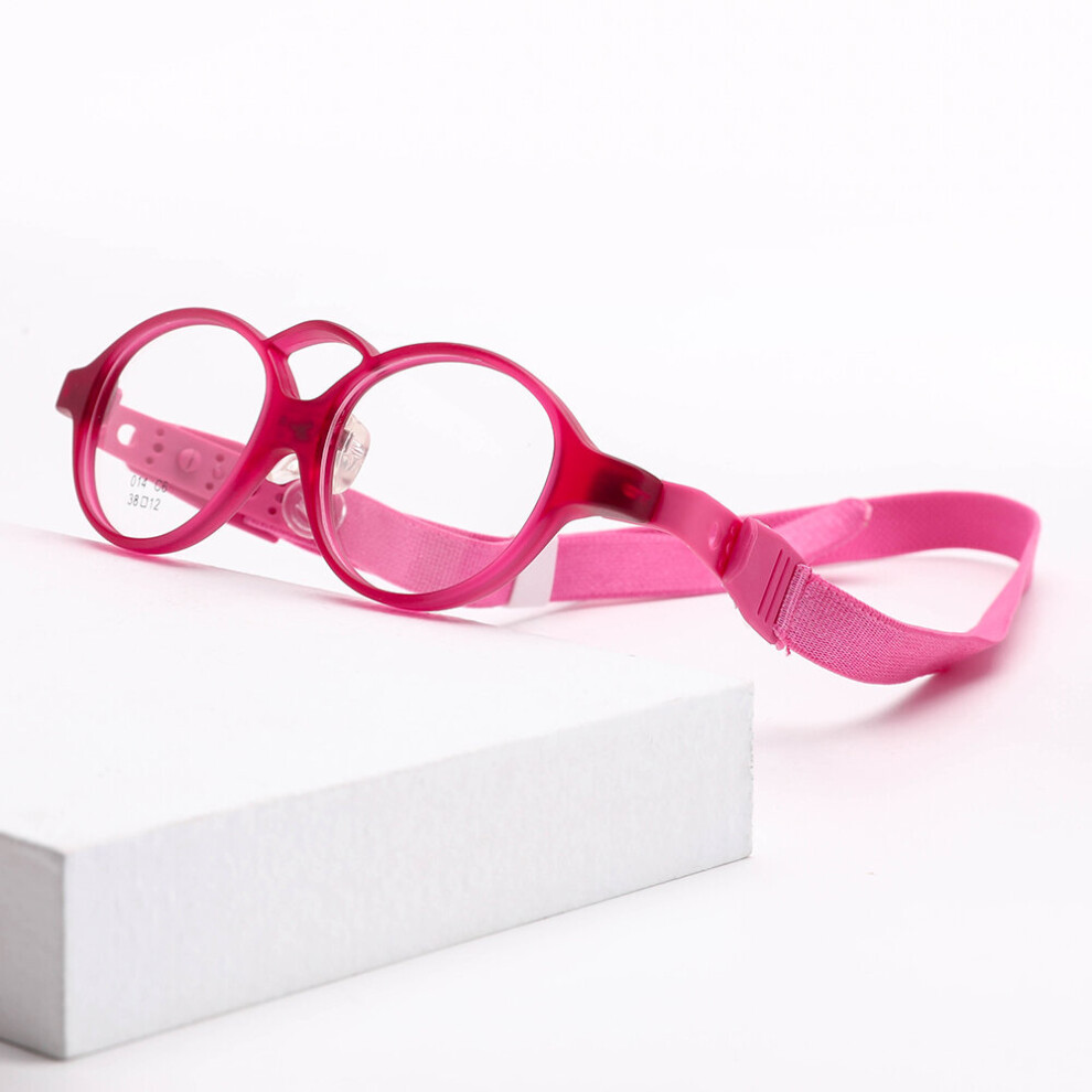 Children Prescription Glasses Red Kids Eyewear Frames Flexible Eye Glasses Spectacle Frame For Girl Child Eyeglasses TR90
