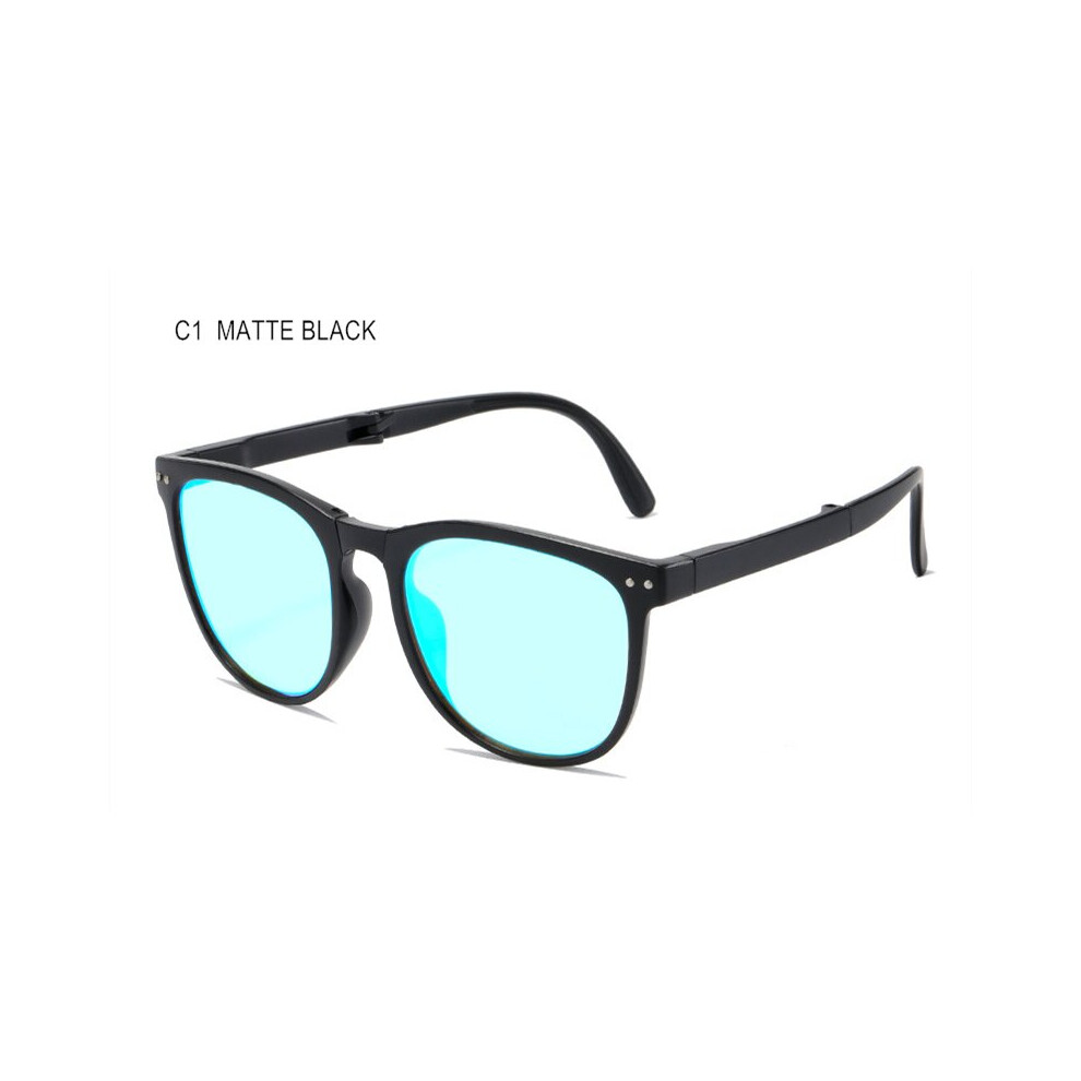 Spectacles For Red-Green Colorblindness Special Correction Women Men Double-sided Coating Folding Frame Weak Glasses F566