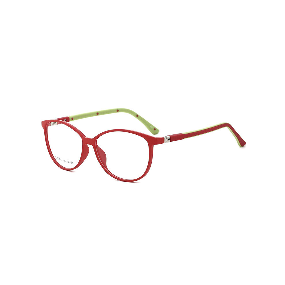 Kids Round Glasses Frame TR90 Silicone Soft Spectacles Myopia Optical Children?s Eyeglasses T2704-1