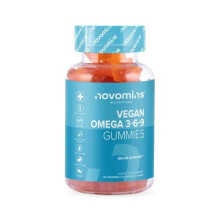 Omega 3 Gummies - Vegan - 1 Month Supply – Supports Heart, Brain & Eye Health - Vegan & Vegetarian - Chewable Omega 3 6 9 – Sustainable Plant