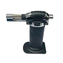 Blow Torch with Safety Lock and Stand, Butane Gas Micro Blow Torch Lighter, Gas Torch, Kitchen Blow Torch, Blowtorch for Cooking, Butane Lighter Gas