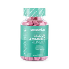Calcium Gummies – 400mg of Calcium - with Vitamin D & K2 (MK-7) - Vegetarian – Gluten Free – 1 Month Supply - Chewable Calcium Vitamins –