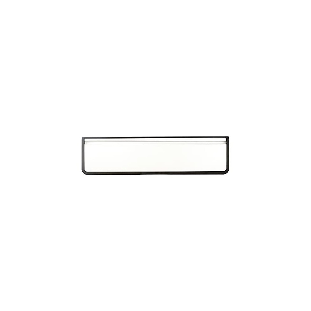 12 Inch Doormaster Door Letterbox - Premium Secure Letter Box, Anti Vandal, Anti Burglar, Anti Snap Flap, Anti Scratch, For Wood Or Upvc Doors 5055371134385