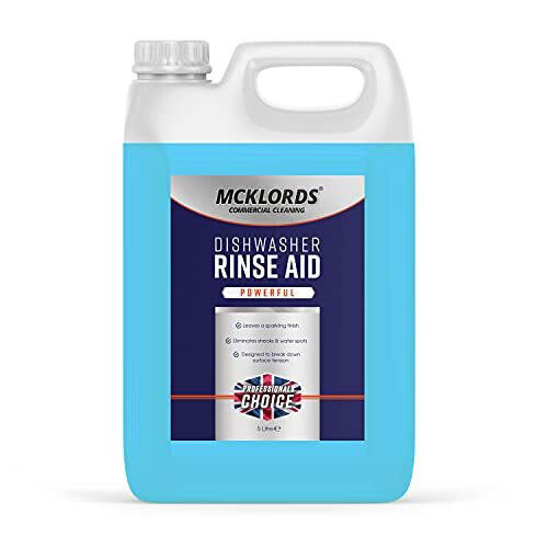 Dishwasher Rinse Aid, Blue, 5 Litre