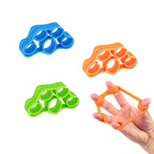 Hand Grip Strengthener(3 Pack), Forearm Exerciser Hand Strengthener Finger Extensor Bands for Muscle Training Sports, Stress Relief, Increase