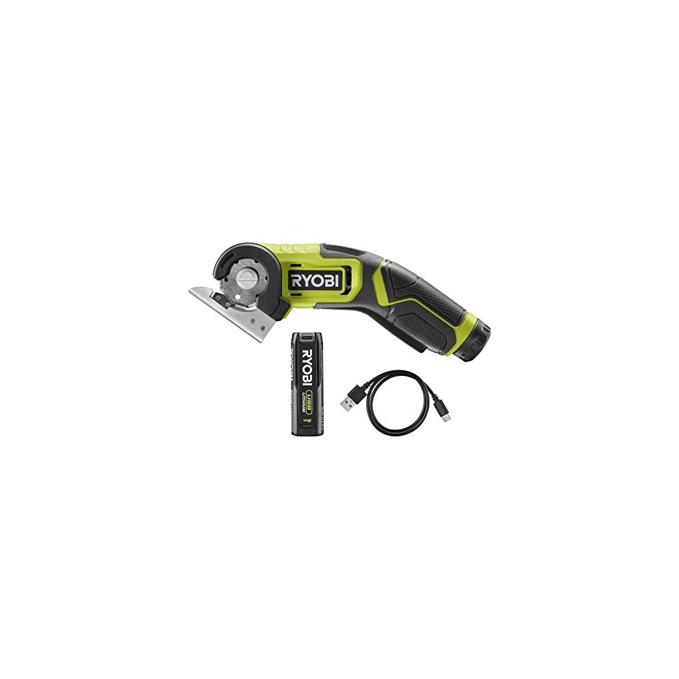 Ryobi Rct4-120G 4V Cordless Cutting Tool (1 X 2.0Ah), Hyper Green