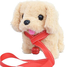 Kids Plush Dog Toy Puppy Electronic Interactive Golden Retriever Dog- Walking, Barking, Wagging Tail, Stretching Companion Stuffed Pet toys for 2-8