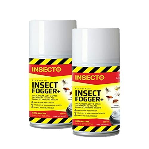 Insect Fogger for Fleas Bed Bug, Flies, Moths Bomb Fogger Kill All One Shot Insects Killer