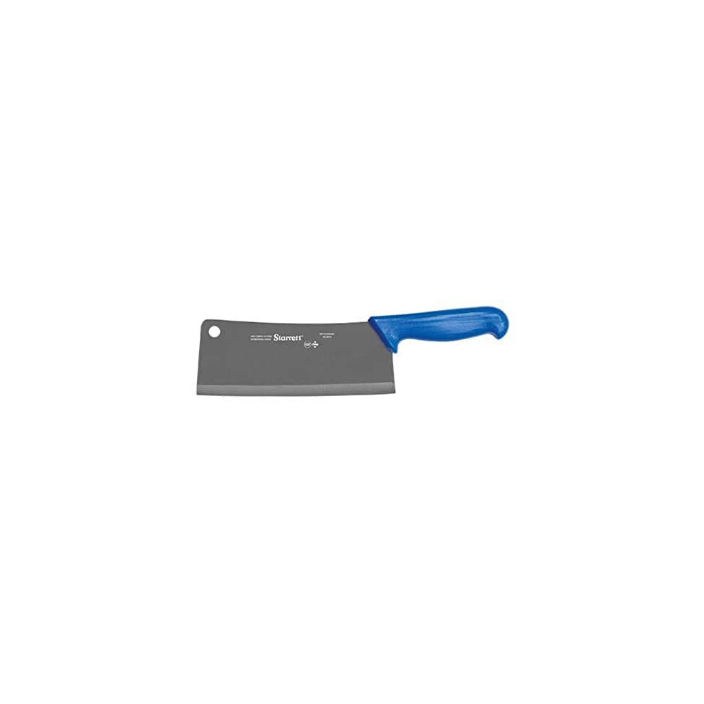 Chef's Cleaver Knife - BKL509-8 Wide Rectangular 8' (200mm) Professional Kitchen Knife Blade - Ultra Sharp Vegetable & Meat Butcher Cleaver, Blue
