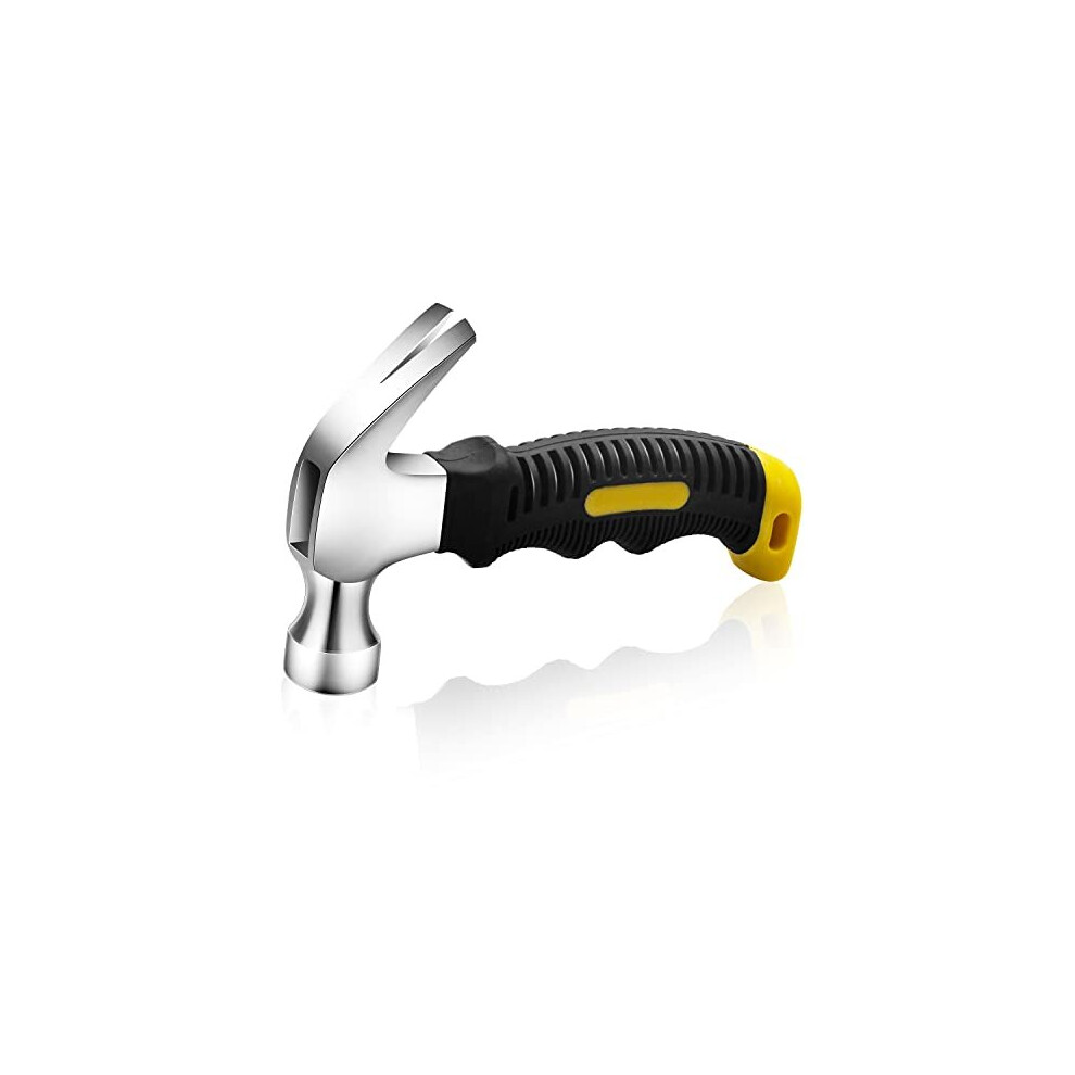 Claw Hammer 8 oz Small Hammer Mini Camping Hammer Tack Hammer Stubby Hammer Small Hammer for Women Nail Hammer Kids Hammer for Home, DIY, Camping,