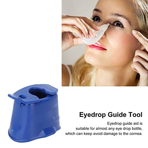 Eye Drop Guide, Eye Drop Applicator Reusable Eye Drop Dispenser Aid