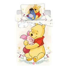 Disney Winnie the Pooh Baby Bed Linen 100 x 135 cm 100% Cotton Multi-Coloured