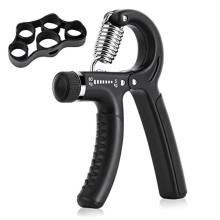 Hand Grip Strengthener Forearm Workout Kit, 5-60kg Adjustable Hand Gripper, Finger Exerciser for Athletes and Musicians for Strong Finger,Forearm,Hand