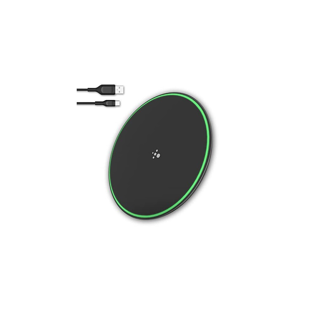 15W Fast Wireless Charger - Qi-Certified Charging Pad For Iphone, Samsung, Huawei, Sony - Universal Phone Compatibility 5065012089349