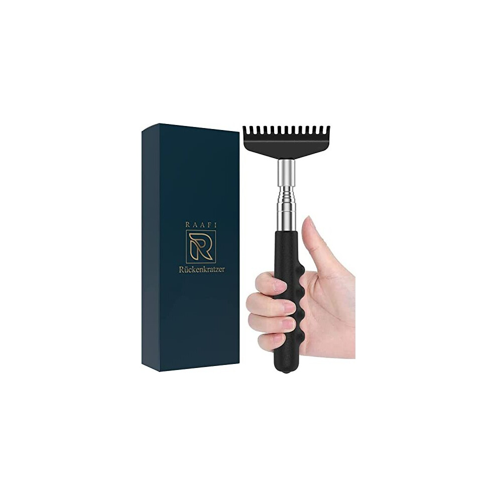 Raafi Large Robust Back Scratcher For Smooth Scratching Against Itching. Back Scratcher For Men And Women With Extra Wide Head For Maximum Scratching