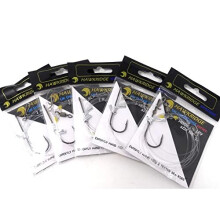 RIG PRO SERIES - 5 Pack of Single 1 Hook PULLEY RIG Size 3/0 Commercial Quality Ready Tied Rigs - Ideal for Sea Surf Casting Fishing 80lb Main (5