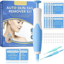 2 in 1 Skin Tag Remover, Painless Skin Tag Remover Pen, Remove Small to Large (2mm-8mm) Sized Skin Tags, Safe and Painless Clear Skin Tag & Mole with