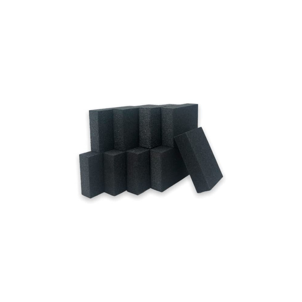 Photos - Other Hand Tools 9 Pack Abrasive Sponge, Wet and Dry Dual-use, Sanding Block Fine Medium and Coarse Grits, Washable and Reusable, Ideal for W