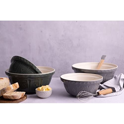 Mason Cash Colour Mix Grey Mixing Bowl 29cm 2