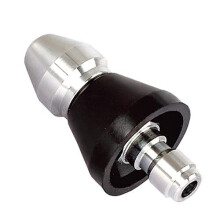 Pressure Washer Sewer Jet Nozzle 3/8 Inch Quick Connector 1 Front 6 Rear Cleaner Cleaning Heads Jet Nozzle Drain Set