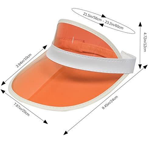 Plastic golf visor 2025