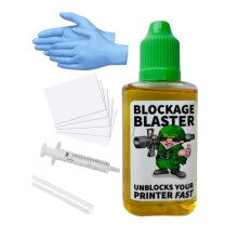 Blockage Blaster Print Head Cleaner Kit for Blocked Epson Inkjet Printers, Printer Nozzle Cleaning Compatible Heads - Unblocks Fast- Super Strength
