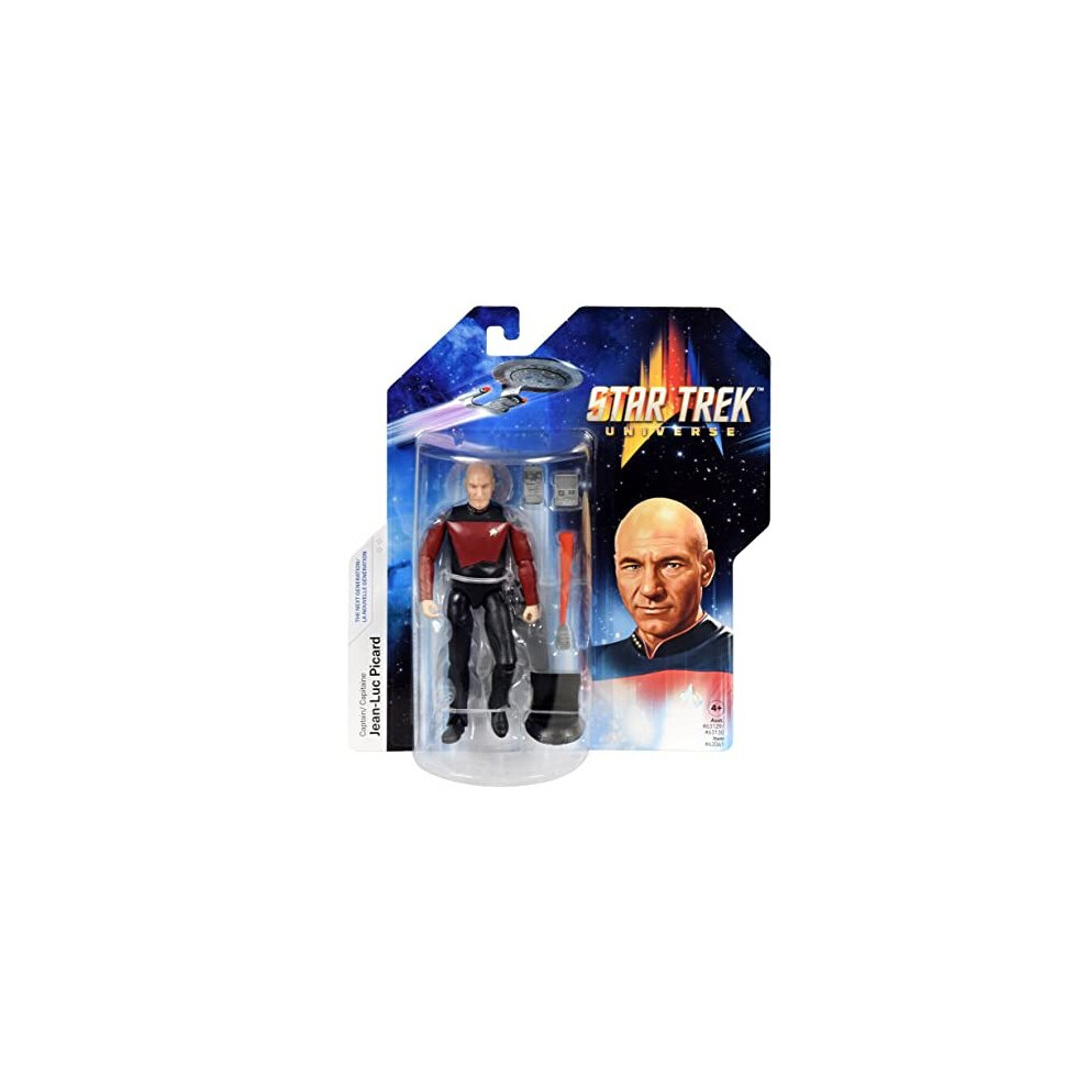 Bandai Star Trek Figure Captain Jean-Luc Picard | 5'' Captain Picard Star Trek The Next Generation Action Figure | Star Trek Tng Toy Articulated Figure |