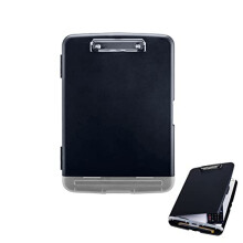 A4 Clipboard Storage Box with Separate Pen Compartment, Plastic Clipboard Folder A4 with Storage, Portable Clipboard A4 for School, Utility,