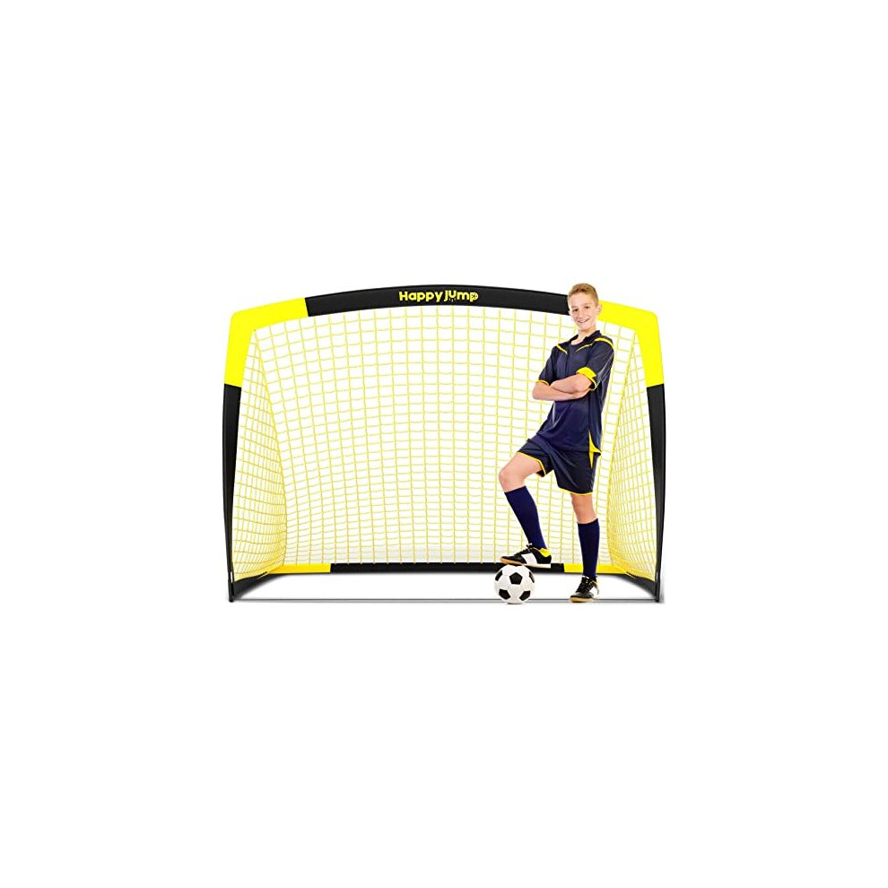 5'x3'6" Football Goal Pop up Football Net Post for Kids Garden Football Training 1 Pack