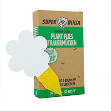 Fungus Gnat Killer - 30 Traps - Highly Effective and Ecological Yellow Sticky Traps for Fungus Gnat and Whitefly - Easy-to-Use - Up to 3 Months (30