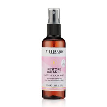 Aromatherapy Restore Balance Body & Room Mist 100ml Perimenopause, Menopause & Menstruation Support for Women Rose, Clary Sage & Geranium 100% Natural
