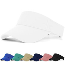 Sun Visor Cap - Women Ponytail Baseball Cap for Women and Ladies, Long Peak Thicker Sweatband Adjustable Hat for Golf Cycling Fishing Tennis Running