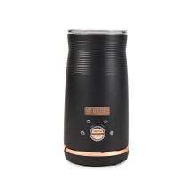 Haden 204875 Black & Copper 4-in-1 Milk Frother, 300ml, 400W, Auto-Off 655C, Hot & Cold Froth, Non-Slip