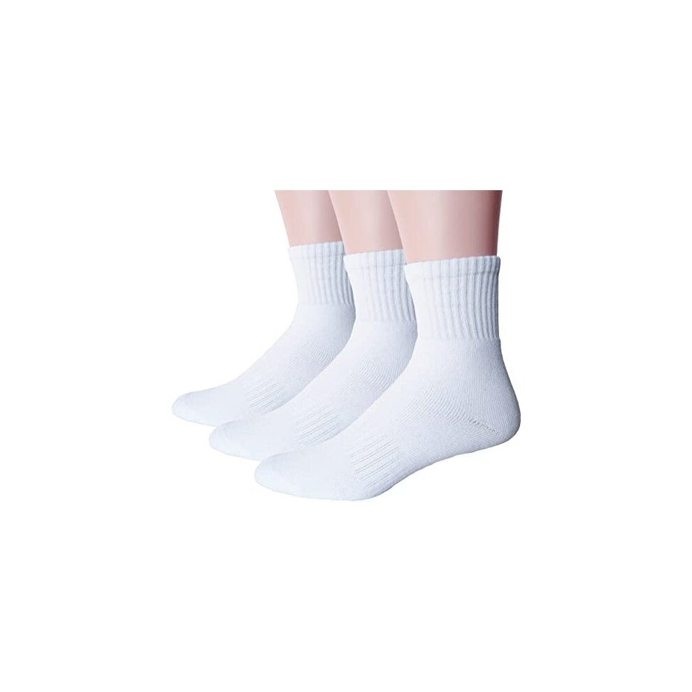 Women s Comfortable Breathable Cushioned Crew Sports Socks Women Anti Blister Walking Athletic Socks Multi Performance 3 Pairs Moisture Wicking on OnBuy