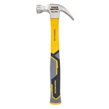 Claw Hammer 16oz Fiberglass Shaft Non Slip Grip Handle TPR Finish Heavy Duty C45 Premium Steel Head Nail Puller Magnetic Holder 450g Light Strong Hand