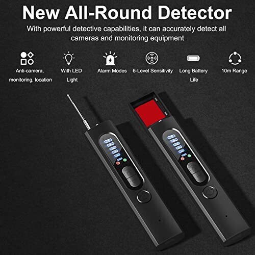 Hidden Camera Detector, Anti Spy Detector, GPS Bug Detector Device, RF