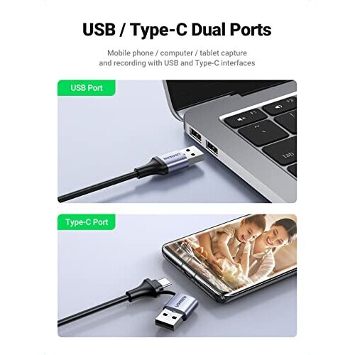 Ugreen USB-A/USB-C-auf-HDMI-Adapter 1