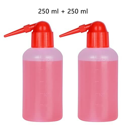 Lab Wash Bottles Stonylab Chemical Wash Bottle, 2-Pack Lab Sealed Cylindrical Plastic Safety Lab Rinse Bottle