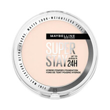 Powder Foundation, Long-lasting 24H Wear, Medium to Full Coverage, Transfer, Water & Sweat Resistant, SuperStay 24H Hybrid Powder Foundation, 03
