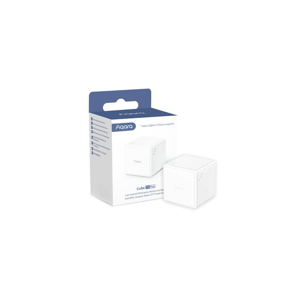 Cube T1 Pro, Requires Aqara Zigbee 3.0 Hub, 6 Sides To Control Different Scenes And Diverse Actions To Control Smart Home Devices, Supports Homekit, 6970504217614