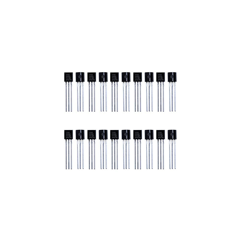 20Pcs Mcp1700-3302E/To-92 Ldo Linear Voltage Regulator 3-Terminals 250Ma Fixed Output Voltage Nom. 3.3V Through Hole 774829679852