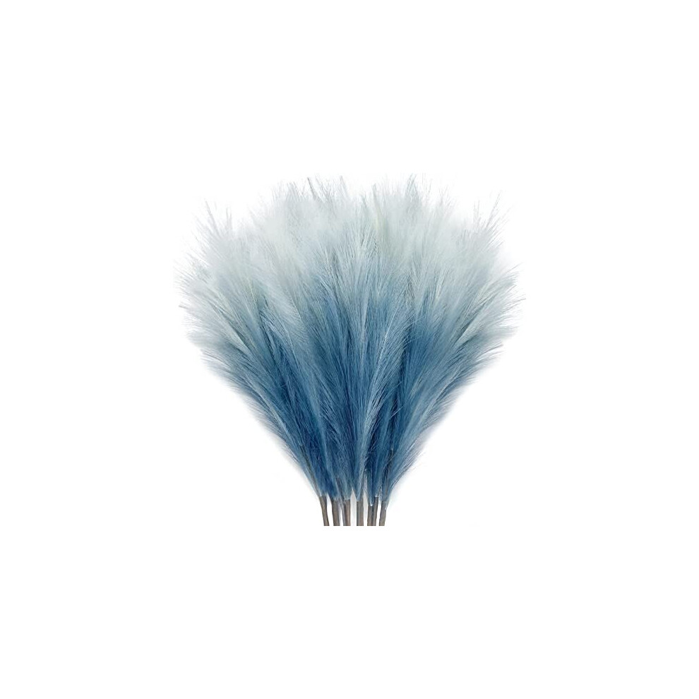 8Pcs 3FT Colorful Faux Pampas Grass, Fake Artificial Pampass Grass Decor, Filler Tall Pampas Grass Reed Fluffy Stems Plant for Home Boho Living Room