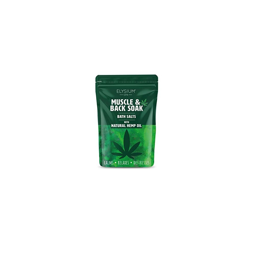 Elysium Spa Muscle & Bath Soak With Hemp Oil