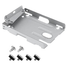 2.5 Inch Hard Disk Drive Holder Compatible with PS3 CECH-400X Series Super Slim HDD Mounting Bracket Support Tray Adapter with Screws