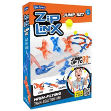 | ZipLinx - Jump Set: high-flying chain-reaction fun! | Jumping Domino Action | Domino and Tile Games | Ages 6+