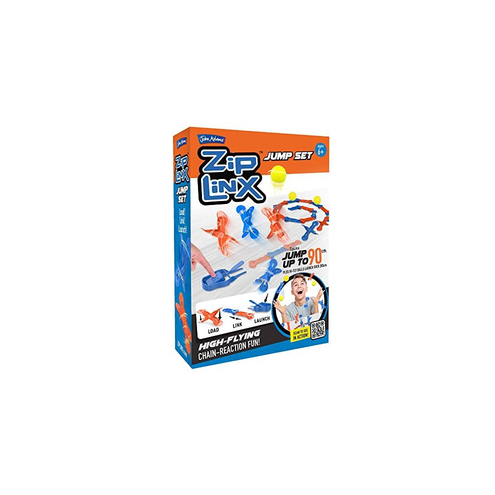 | ZipLinx - Jump Set: high-flying chain-reaction fun! | Jumping Domino Action | Domino and Tile Games | Ages 6+