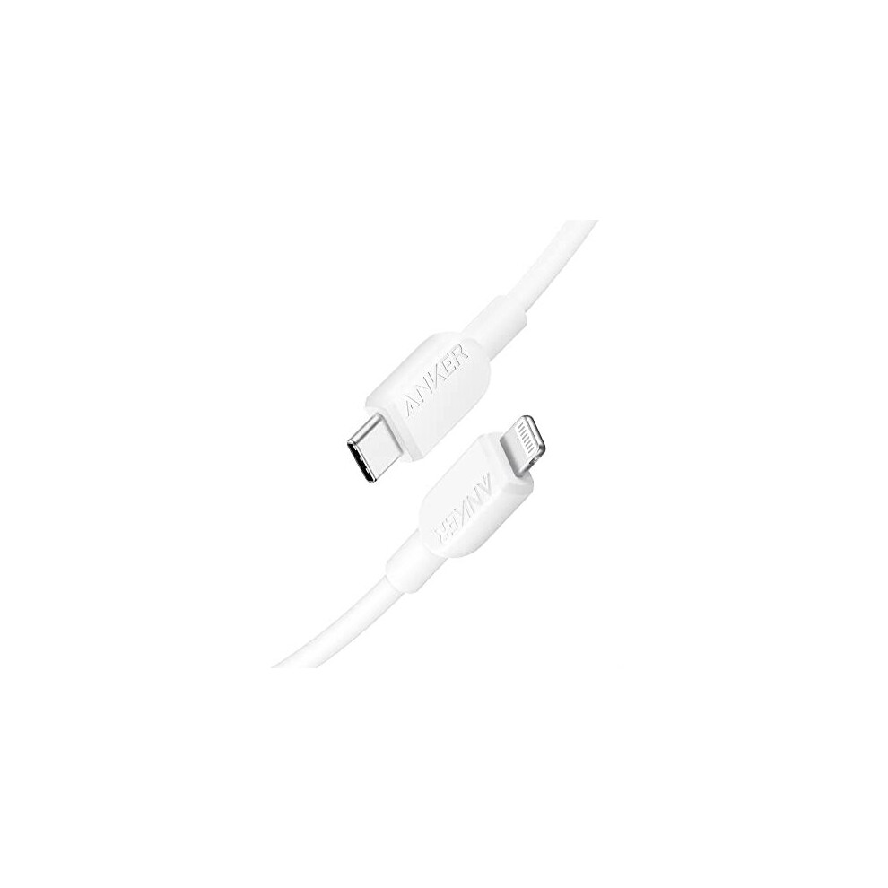 USB C to Lightning Cable, 310 USB-C to Lightning Cable(White, 6ft), MFi Certified, Fast Charging Cable for iPhone 14 Plus 14 14 Pro Max 13 13 Pro 12