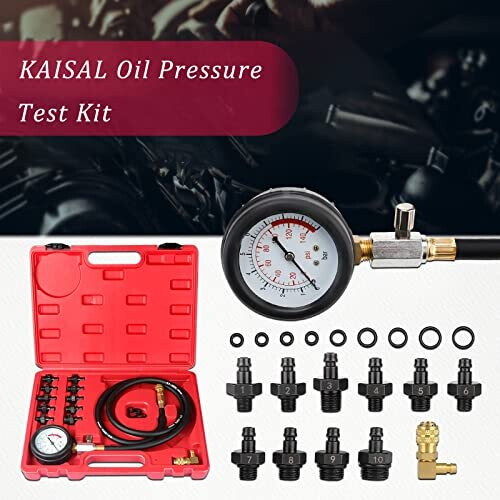 YATO Öldruck Tester 0500PSI 035BAR - Professionelles Messgerät Für Werkstatt & Kfz