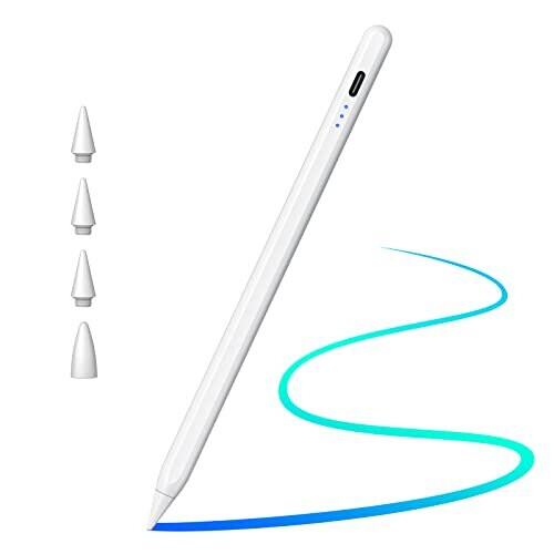 Pro Pencil for iPad(2022-2018) with Led Indicators,Tilt Sensor Palm Rejection Stylus Pen for Apple iPad 10/9/8/7/6th Gen, iPad Air 5th/4th/3rd Gen,